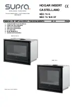 Preview for 25 page of Supra NEO 76 16/9 GT Installation Instructions And User Manual