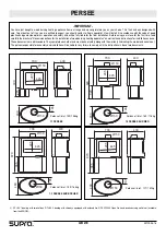 Preview for 2 page of Supra PACCO HAUT Instructions For Installation And Use Manual