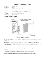 Preview for 3 page of Surround Air Multi-Tech 8400 Instruction Manual