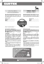 Preview for 4 page of Surtek 112554 User Manual And Warranty