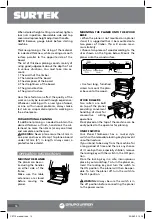 Preview for 14 page of Surtek CE712 User Manual