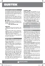 Preview for 20 page of Surtek CE716 User Manual And Warranty