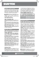 Preview for 8 page of Surtek RP743A User Manual And Warranty