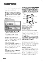 Preview for 12 page of Surtek SOL5225 User Manual And Warranty