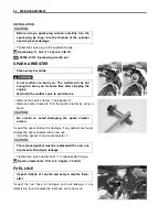 Preview for 21 page of Suzuki DR-Z70 Service Manual