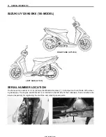 Preview for 8 page of Suzuki UY125 Service Manual