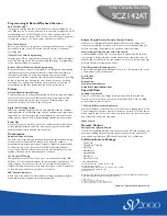 Preview for 2 page of SV2000 SCZ142AT Specifications