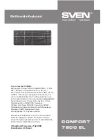 Preview for 5 page of Sven Comfort 7600 EL User Manual