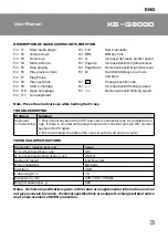 Preview for 3 page of Sven KB-G8000 User Manual