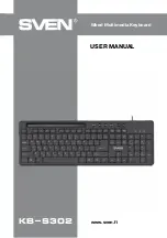 Sven KB-S302 User Manual preview