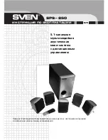 Sven SPS850 Operation Manual preview