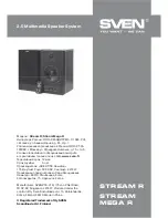 Preview for 9 page of Sven stream mega R Operation Manual