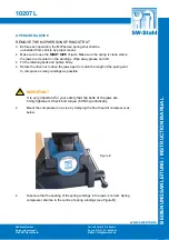 Preview for 13 page of SW-Stahl 10207L Operating Instructions Manual