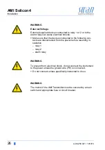 Preview for 28 page of Swann AMI Solicon4 Operator'S Manual