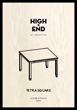 Swedstyle HIGH END TETRA SQUARE Assembly Instructions preview