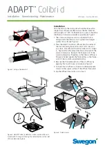 Swegon ADAPT Colibri d Installation, Commissioning Maintenance preview