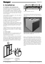 Preview for 6 page of Swegon CASA W100B Instructions For Installation, Operation And Maintenance