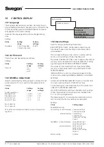 Preview for 40 page of Swegon COMPACT Air Operation And Maintenance Instructions