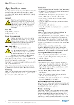 Preview for 2 page of Swegon REACT Parasol Zenith 1200 Installation, Commissioning Maintenance