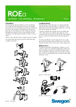 Swegon ROE Series Installation, Commissioning Maintenance preview