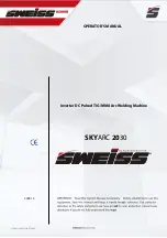 Preview for 1 page of Sweiss SKYARC 2030 Operator'S Manual