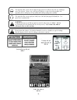 Preview for 5 page of Swisher L213-255001 Owner'S Manual