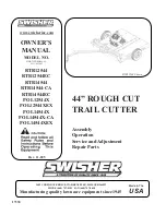 Preview for 1 page of Swisher POL12544X Owner'S Manual