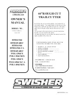 Preview for 24 page of Swisher POL12544X Owner'S Manual