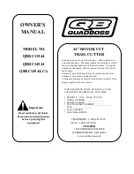 Preview for 24 page of Swisher QBRC14544 Owner'S Manual