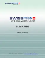 swiss pro CLIMA PISO User Manual preview