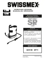 swissmex 326195 SP11 Operator'S Manual preview