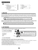 Preview for 2 page of swissmex SW 501175 Operator'S Manual