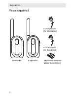 Preview for 4 page of Swissvoice Babycom 143 User Manual