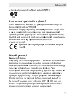 Preview for 79 page of Swissvoice Babycom 143 User Manual