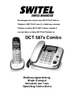 switel DCT 587x Combo Operating Instructions Manual preview