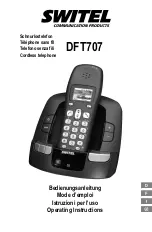 switel DFT707 Operating Instructions Manual preview