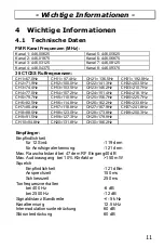 Preview for 11 page of switel WT117 Operating Instructions Manual