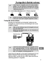 Preview for 7 page of switel WTF 727 Operating Instructions Manual