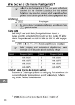 Preview for 10 page of switel WTF 730 Operating Instructions Manual