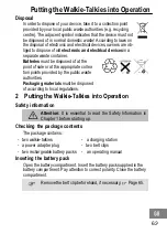 Preview for 63 page of switel WTF 730 Operating Instructions Manual