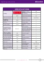 Preview for 3 page of Swordfish 600XC-P4 Operating Instructions Manual