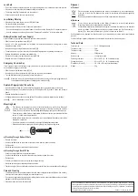 Preview for 4 page of Sygonix 1760627 Operating Instructions Manual