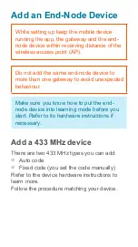 Preview for 22 page of Sygonix 1898921 RSL 433 MHz App Instruction Manual