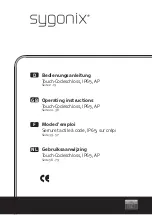 Sygonix 20812V Operating Instructions Manual preview