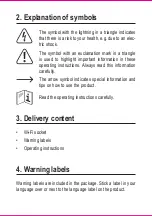 Preview for 3 page of Sygonix 2181463 Operating Instructions Manual