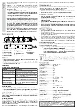 Preview for 2 page of Sygonix 2226163 Operating Instructions Manual