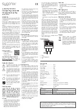 Preview for 2 page of Sygonix 2249700 Operating Instructions