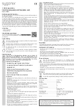 Sygonix 2267533 Operating Instructions preview