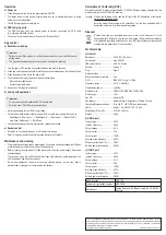 Preview for 4 page of Sygonix 2269127 Operating Instructions Manual