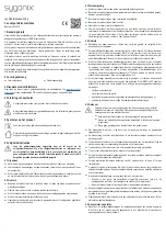 Preview for 5 page of Sygonix 2541578 Operating Instructions Manual